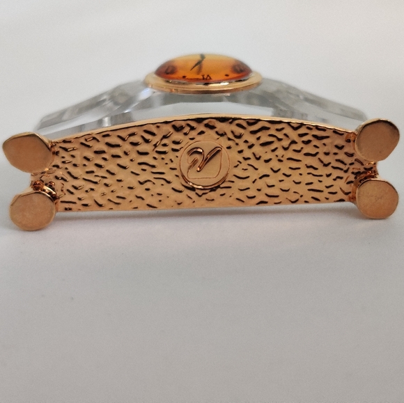 Retired Swarovski Swan 🦢 Mantle Clock Mint - Picture 6 of 10